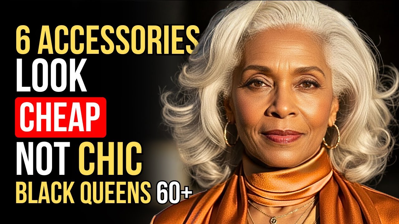 6 Accessories That Secretly Cheapen Your Look – Quiet Luxury Tips for Older Black Women Over 60