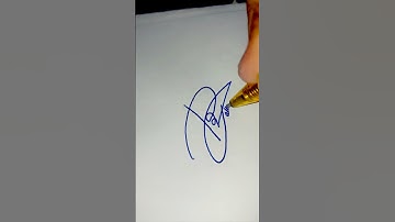 Handwriting Letter D Style Signature for Name Deepak | Alphabet D Calligraphy writing Sign