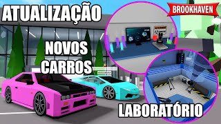 NOVA ATUALIZAÇÃO BROOKHAVEN! CASA LABORATÓRIO, CARROS E MUITO MAIS - Roblox