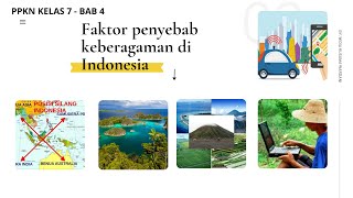 PPKN KELAS 7 - FAKTOR PENYEBAB KEBERAGAMAN DI INDONESIA (BAB 4 - PART 1)