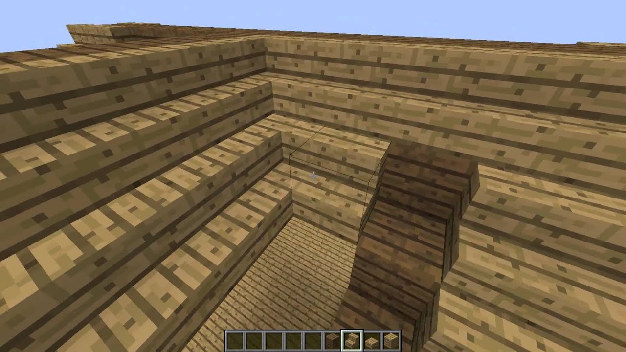MINECRAFT -- How to build big Wooden House - YouTube
