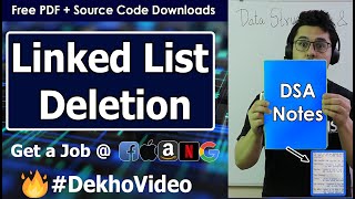 Deletion in a Linked List | Deleting a node from Linked List Data Structure