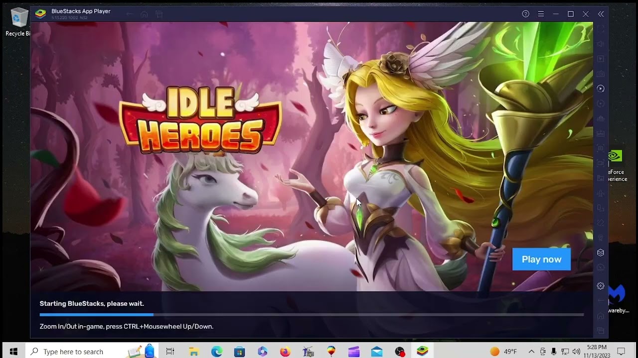 Bluestacks settings for Star Wars Galaxy of Heroes SWGOH