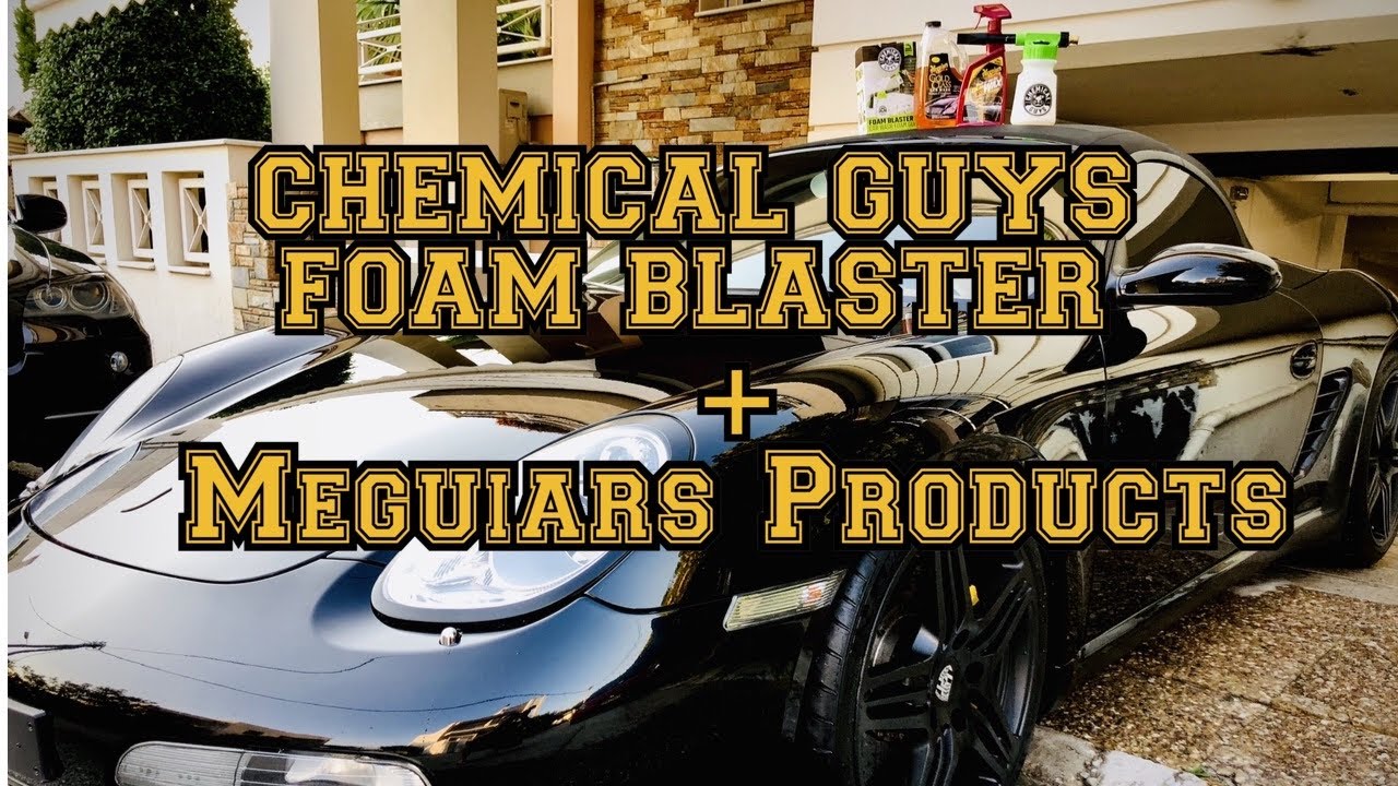CAR WASHING WITH CHEMICAL GUYS FOAM BLASTER AND WITH MEGUIARS
