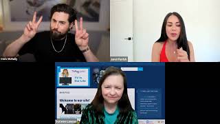 Interview with Chris McNally and Janel Parrish of "Two for Tee" on Hallmark by Suzanne 3/17/26 Information