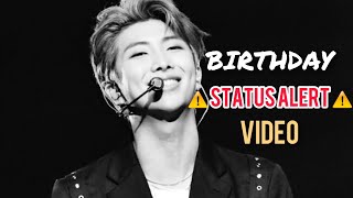 Bts-Rm Birthday Stausalert Video
