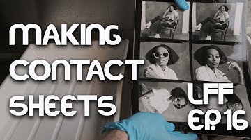 Making LF Contact Sheets -- Large Format Friday