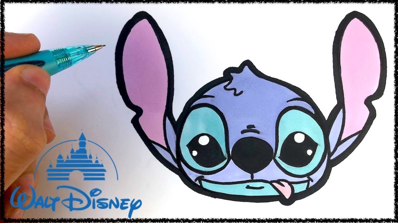 Tuto Draw Stitch Emoji Disney