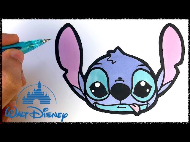 Desenho do stitch  Desenho, Desenhos de flor simples, Desenho de emoji