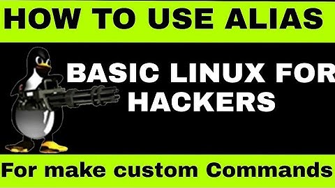 How To Use Alias in linux | Make your  Commands Shorter  Using alias | Basic linux for hackers