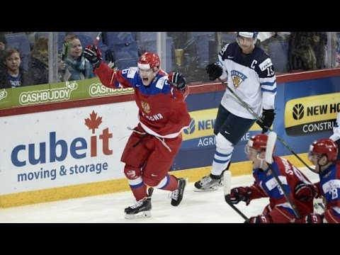 Finalnd - Russia 3:3. World Juniors 2016 Egor Rykov buzzer-beater goal to tie the game