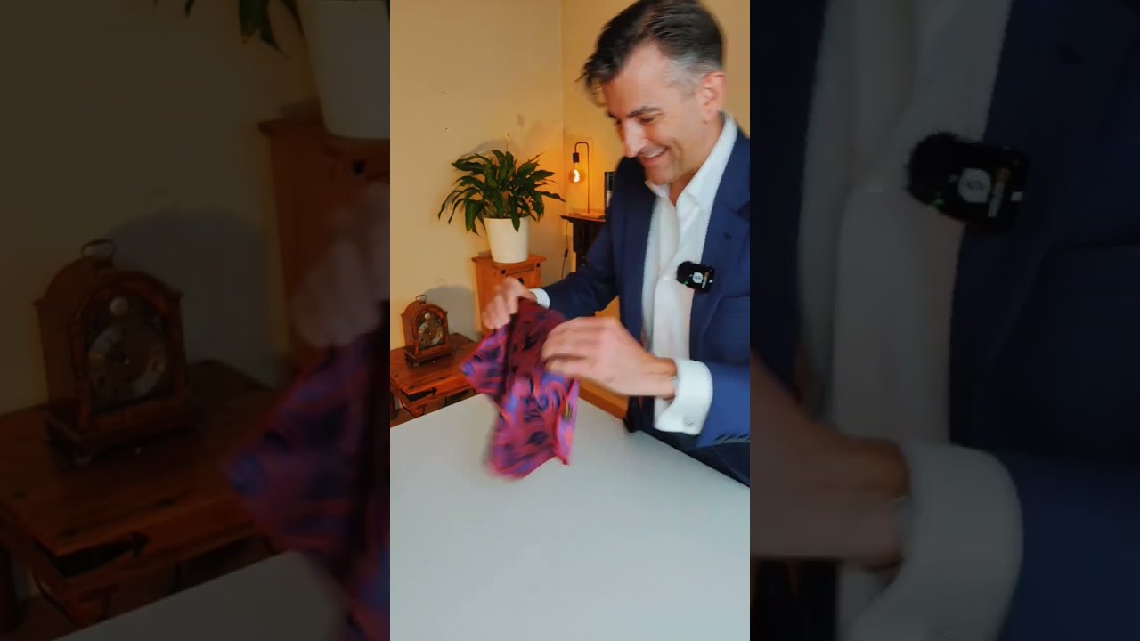 Pocket Square Folds Made Super Easy 