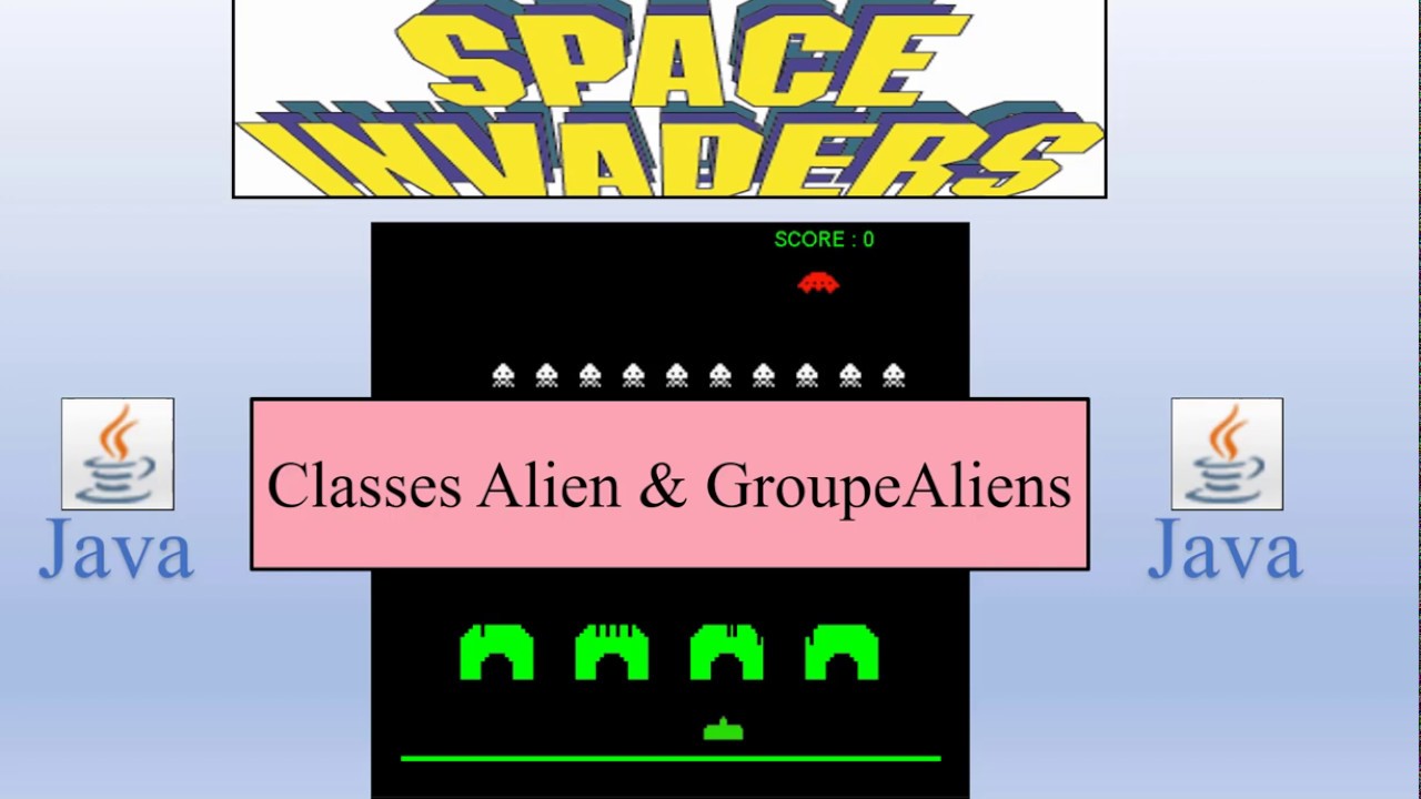 Space Invaders en Java 05 - YouTube