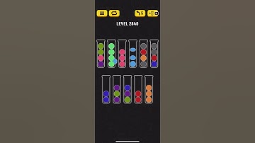 Ball Sort Puzzle Level 2840