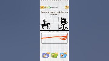 save stickman level 106 draw a weapon to defeat the monster. #viral #shortvideos #games #shortfeed