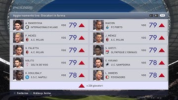 Pro Evolution Soccer 2015 Live Update 16