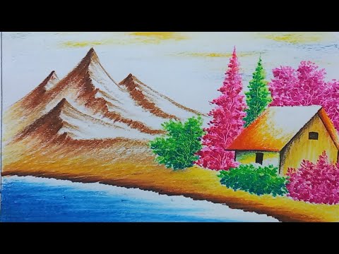 Oil Pastel Landscape for Beginners