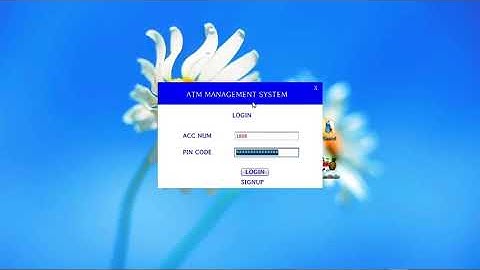 Java Full Project(ATM Management System)
