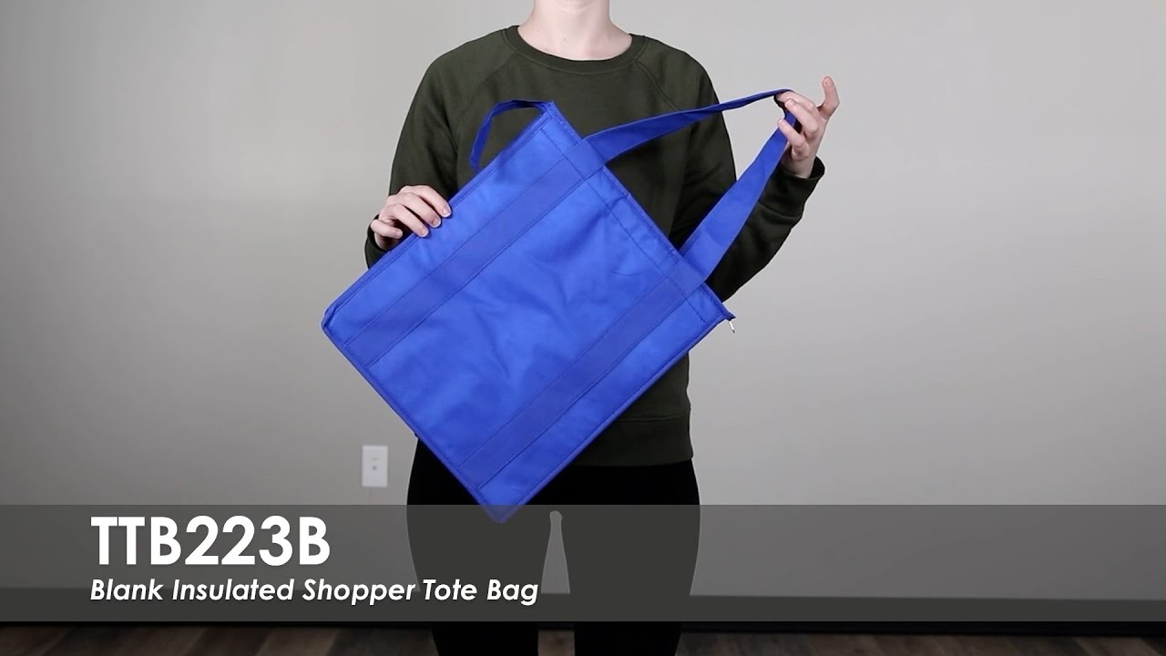 Insulated Shopper Tote Bag-Blank | TTB223B