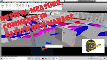 Review, Measure, Comments In Naviswork Manage