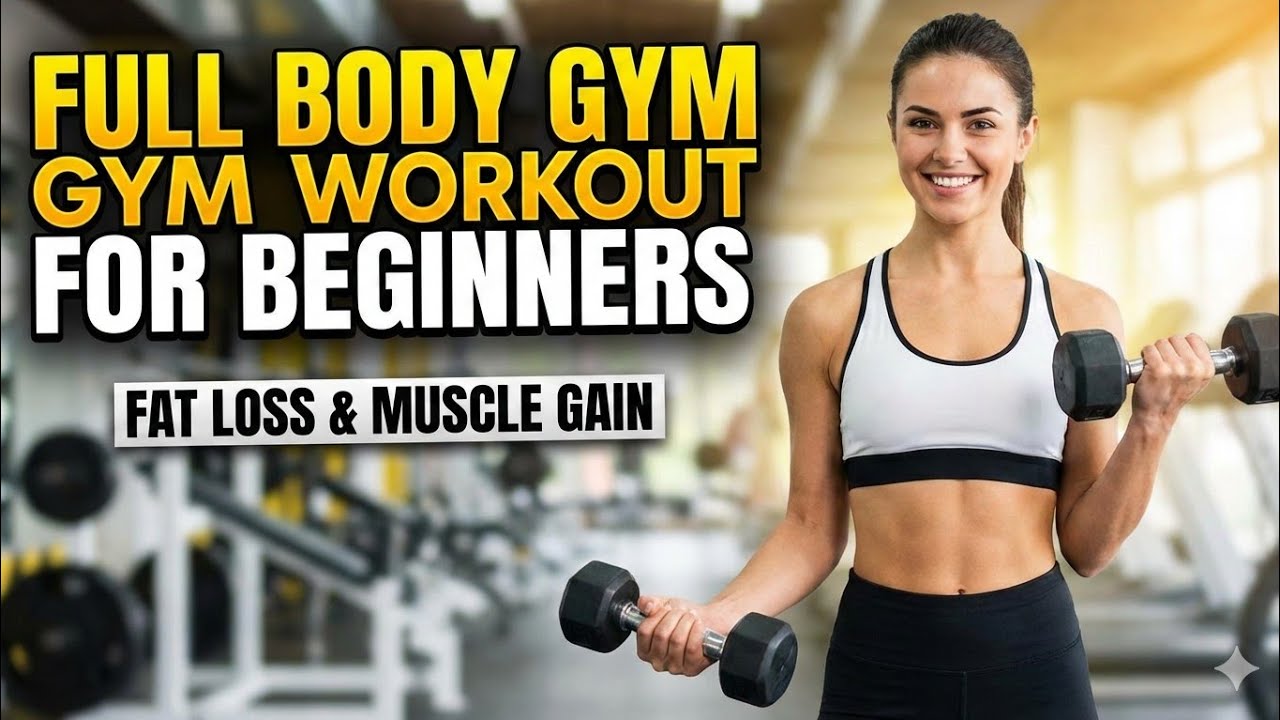 Full Body Gym Workout for Beginners | Fat Loss & Muscle Gain - YouTube