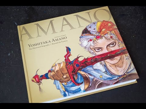 (book-flip)-yoshitaka-amano:-the-illustrated-biography-beyond-the-fantasy