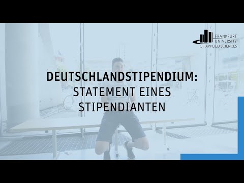 Deutschlandstipendium – Statement eines Stipendianten | Frankfurt UAS