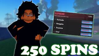 What I Got From 250 SPINS In Project Slayers 2! | Roblox