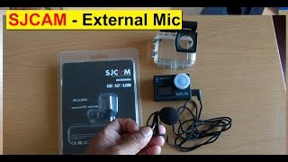SJCAM external Mic for SJ6 Legend detail Review