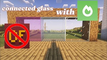HOW TO GET CONNECTED GLASS WITH SODIUM #tutorial #Minecraft #fypシ゚viral 