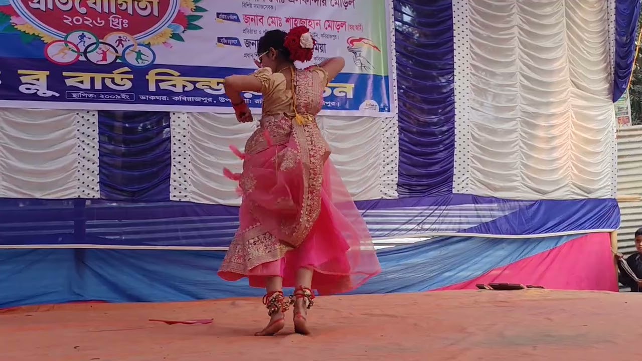 আঁচল গোছাইয়া কন্যা গুজিল কোমরে। নাচে সুন্দরী কমলা ঠমাক ঠমাক গানে নৃত্য 