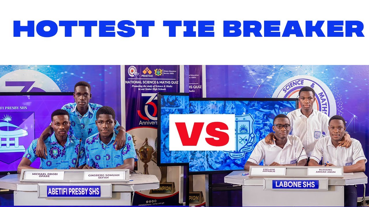 Mathematics Quiz - Tie Breakers