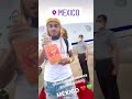 6ix9ine goes to Mexico gets out of the private plane drinking alcohol