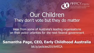 Early Learning Everyone Benefits - policy positions