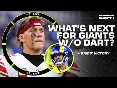 Jaxson Dart 'feared to be done for the season' 🚨 What's the biggest concern for New York? | NFL Live