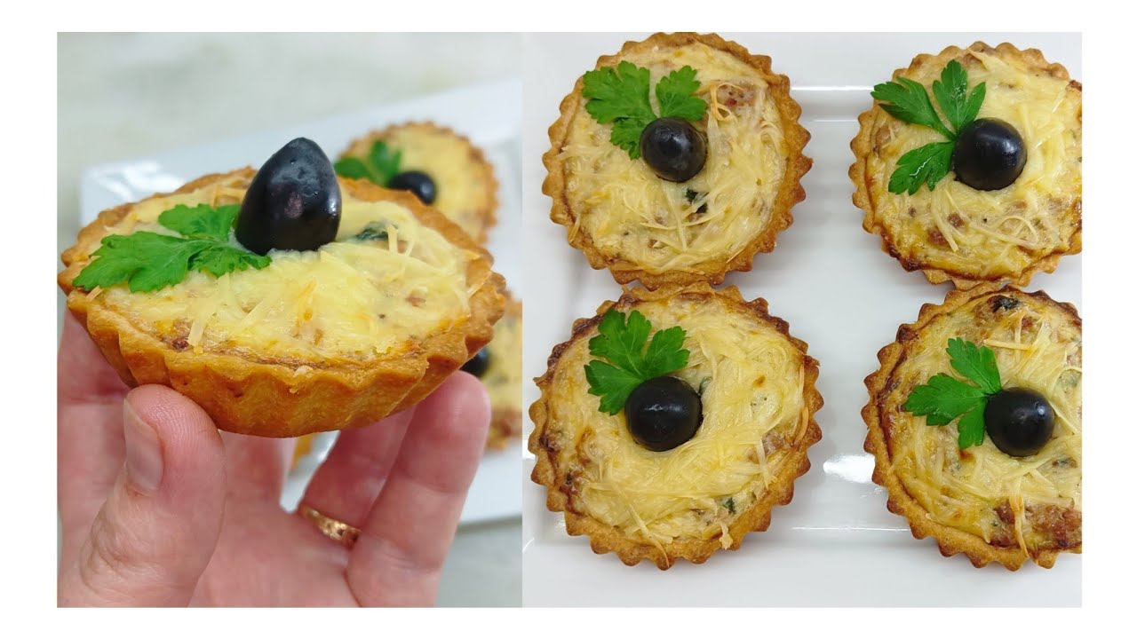اروع وصفة ميني كيش بالدجاج بواحد عجينة مقرمشة.mini quiche au poulet#اكسبلور #رمضان_2025