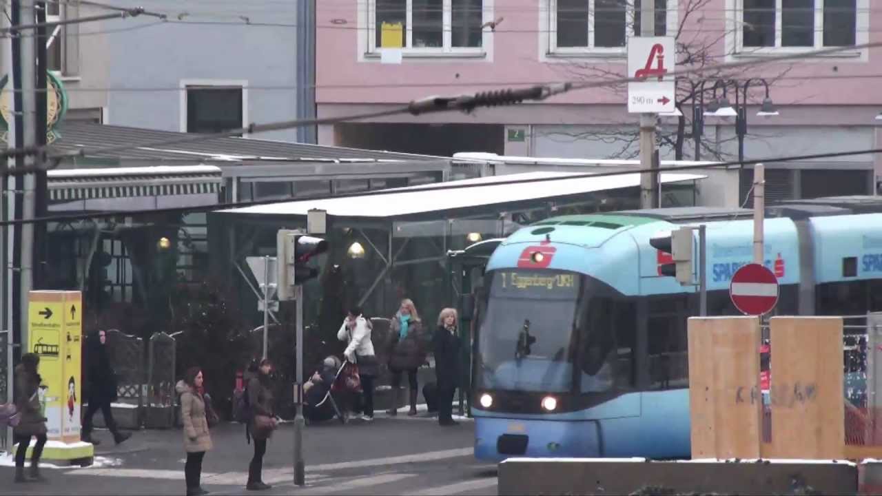 HBF Graz am Morgen mit gefährlichen LKW-Aktionen