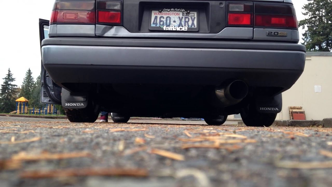 Greddy Evo 2 muffler Honda Accord a20a3 YouTube