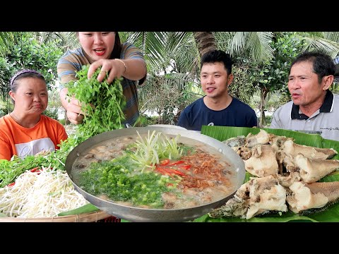Video V333 . Trời se lạnh - Nấu nồi Cháo Cá Lóc nhúng Rau... - youtube