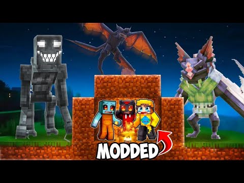 We Tried MODDED MINECRAFT...