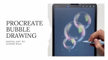 Bubble drawing in Procreate #digitalart #art #tutorial #procreate #artist #drawing #bubble