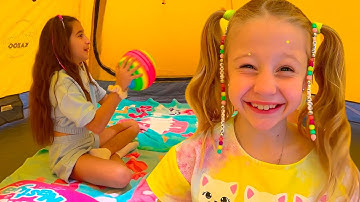 ناستيا و تحدي ٢٤ ساعة في الخيمة والمزيد الحلقات مضحكة للاطفال