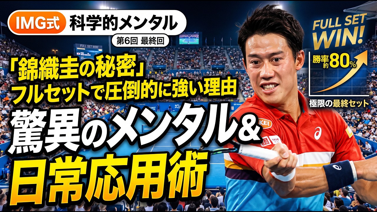 Kei Nishikori's Training] The Ultimate Guide to Scientific Mental
