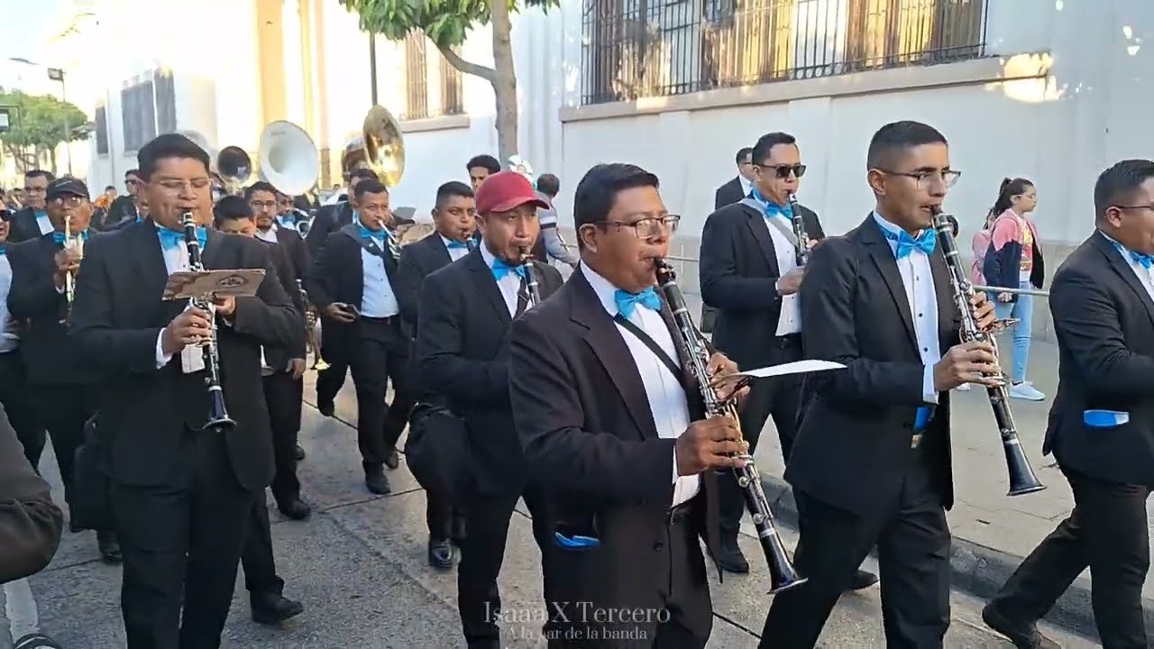 GALLARDA ESCUELA POLITÉCNICA || Banda del maestro Erick Portillo ~ Virgen de Candelaria 03 Feb 2024