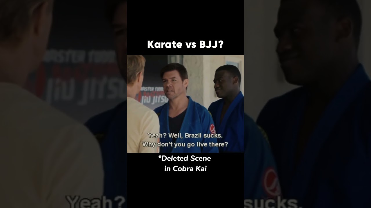 😂Karate vs BJJ? (Deleted Scene Cobra Kai)