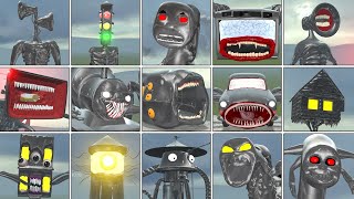 NEW PLATINUM MONSTER | MEGAHORN, TRAINEATER, TRIPLE HOUSE, LIGHTHOUSE, CAR EATER in Garry's Mod!