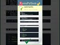 Comments in Python. #Shorts #PythonTutorial