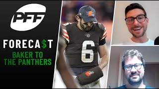 Baker to the Panthers, perfectly covered plays, and over/unders for receiving yards | PFF Forecast