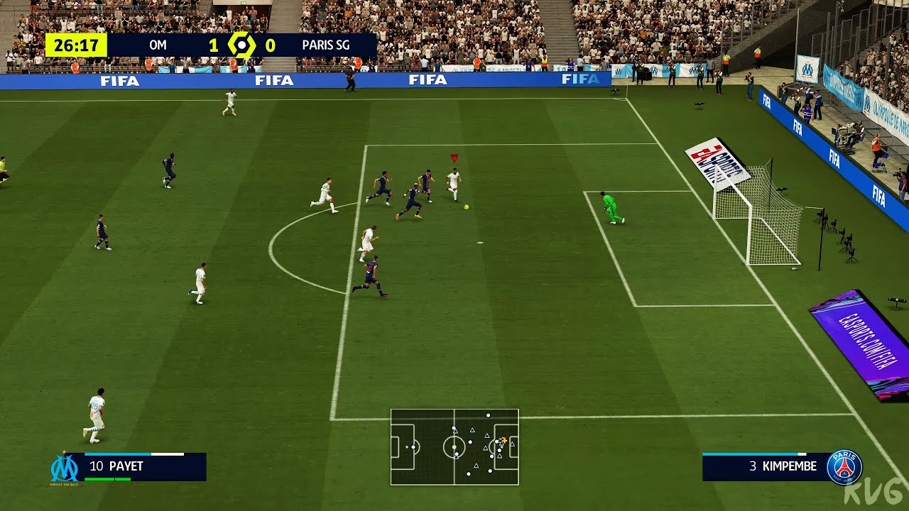 FIFA 21 - Olympique de Marseille vs PSG - Gameplay (PS5 UHD) [4K60FPS]