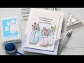 Coloring Stamps with Stencils! Plus NEW Simon Release